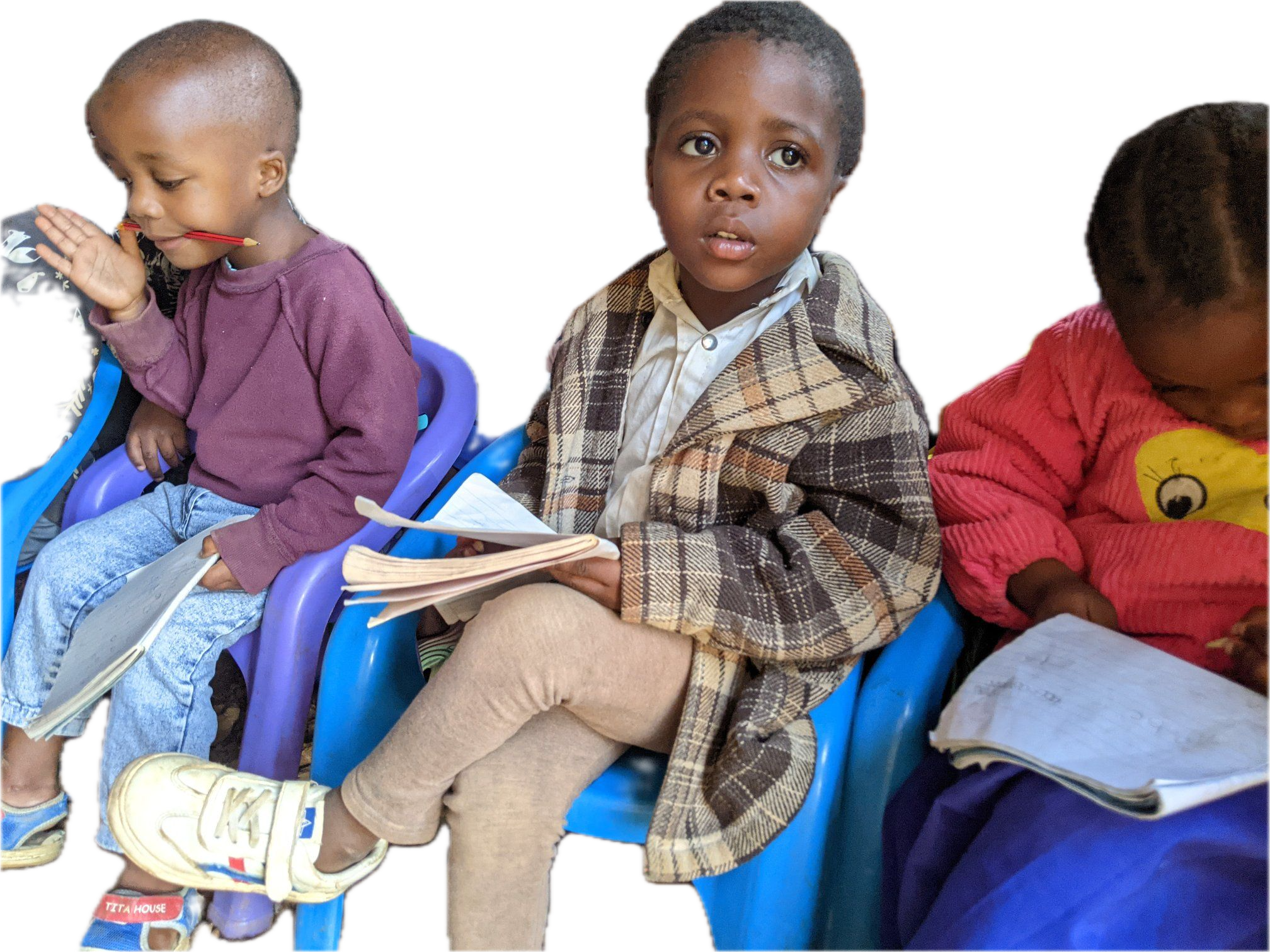 Students participating in a GAPSAFRICA education program